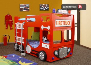 FIRE TRUCK DOUBLE Bett